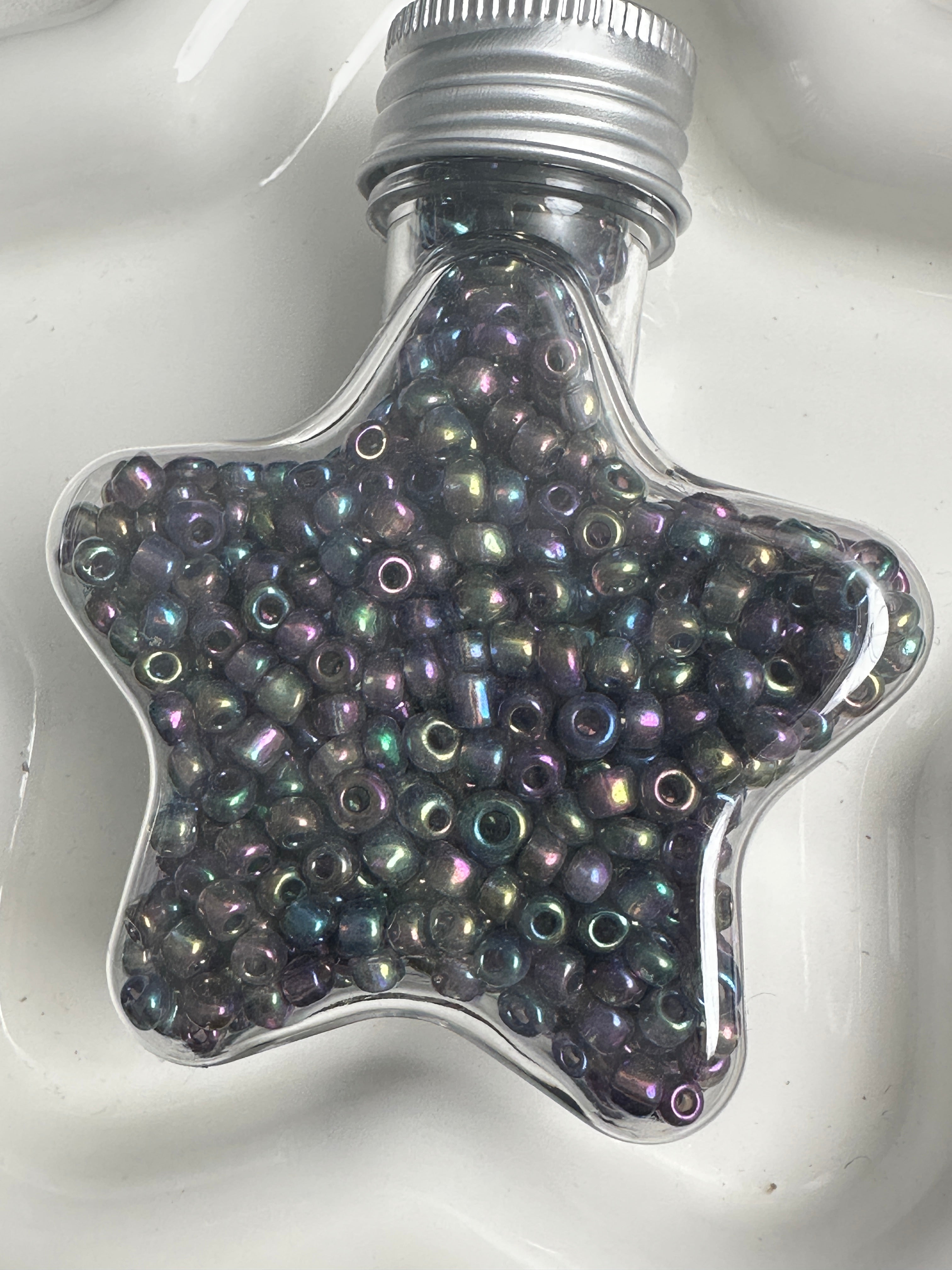 Star Bottle Glass Beads