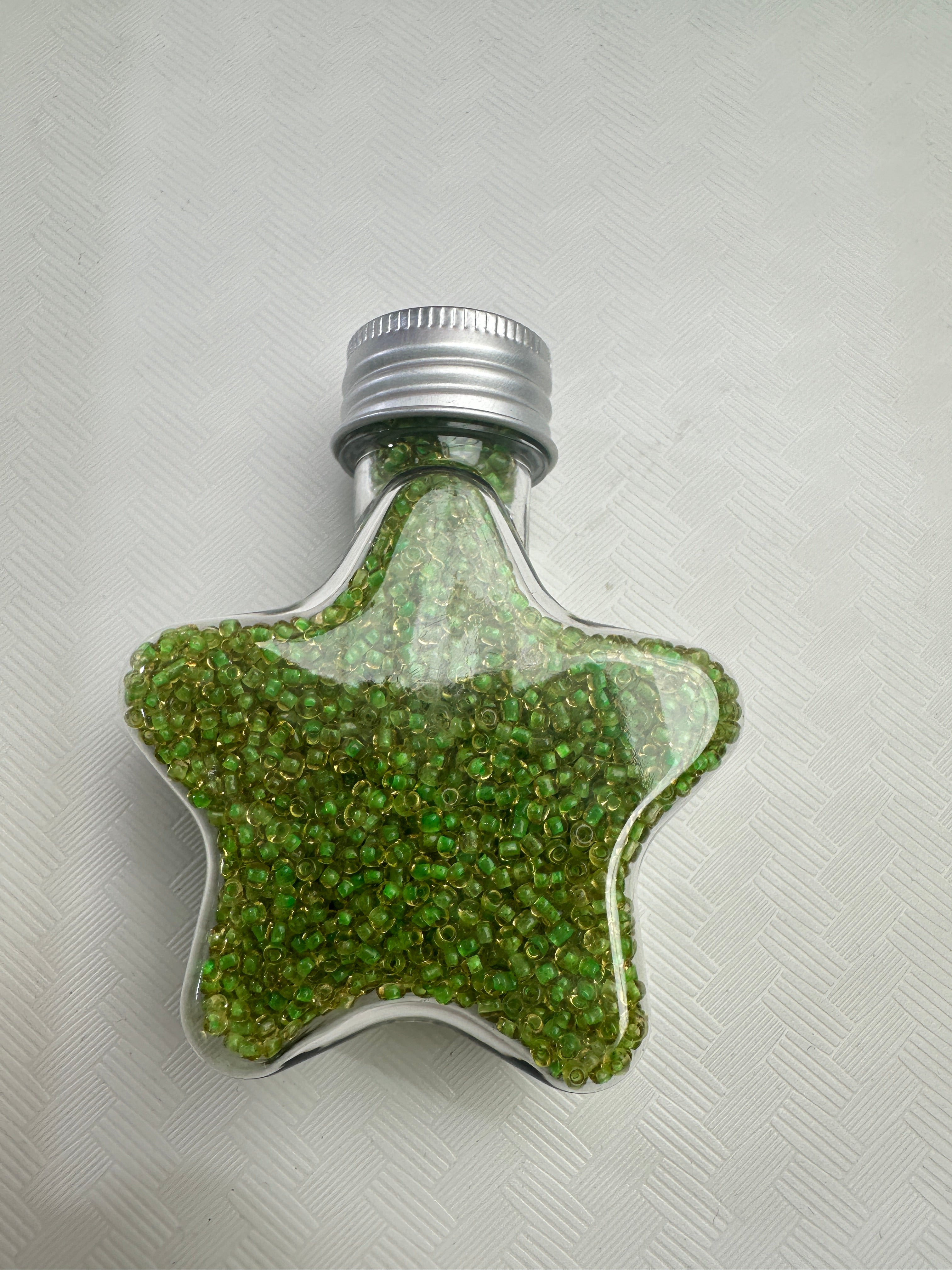 Star Bottle Glass Beads