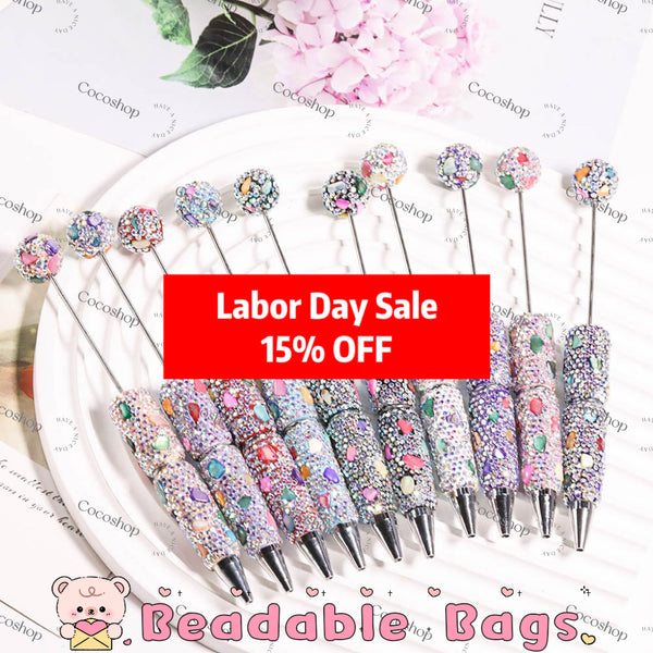 Beadable Pen /Chain /Charm /Bookmark /Beer Openner Lucky Bag--Open in live