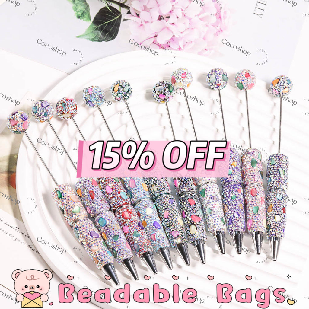 Beadable Pen /Chain /Charm /Bookmark /Beer Openner Lucky Bag--Open in live