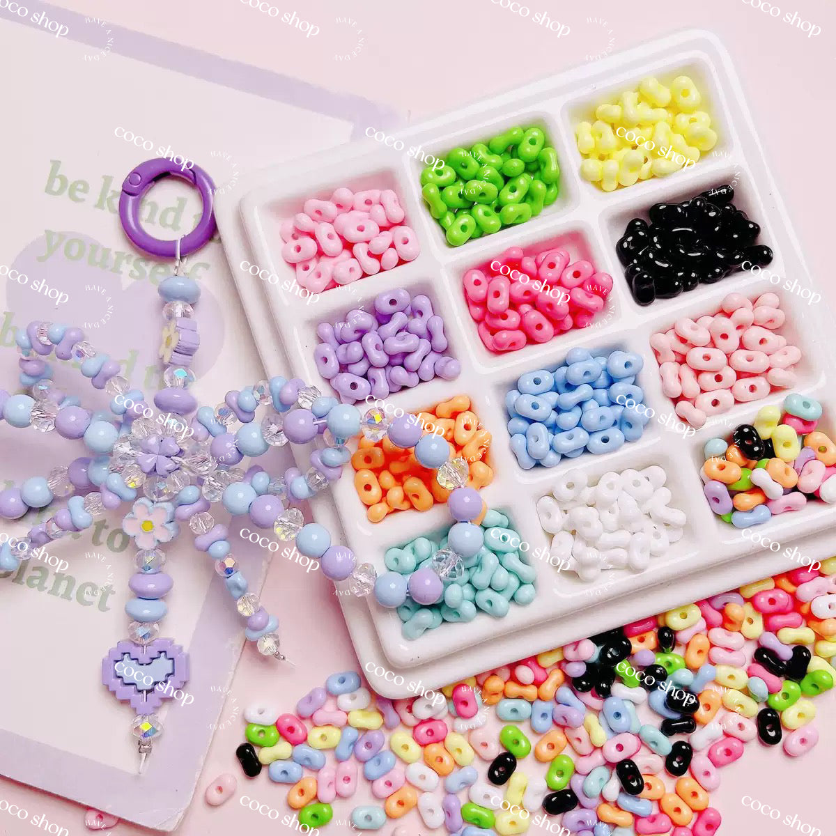 Acrylic Seed Beads Lucky Bags -- Open in Live