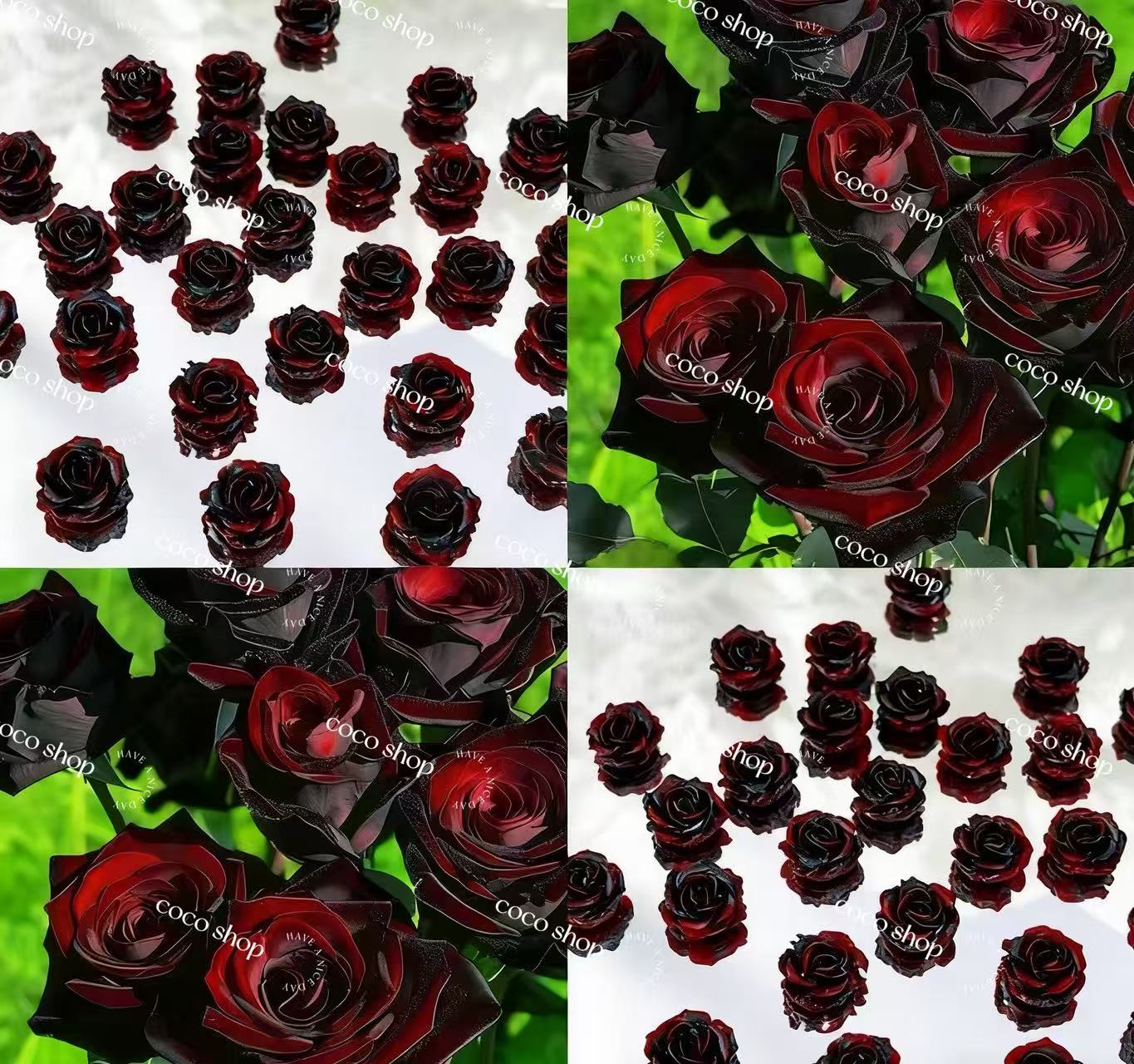 Luminous Soft Flower (Shovel in Live) for Jewelry /Craft /Nail /Phone Case DIY