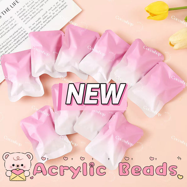 Acrylic Beads Lucky Bags - Open in Live - for Beaded Pen Chain DIY