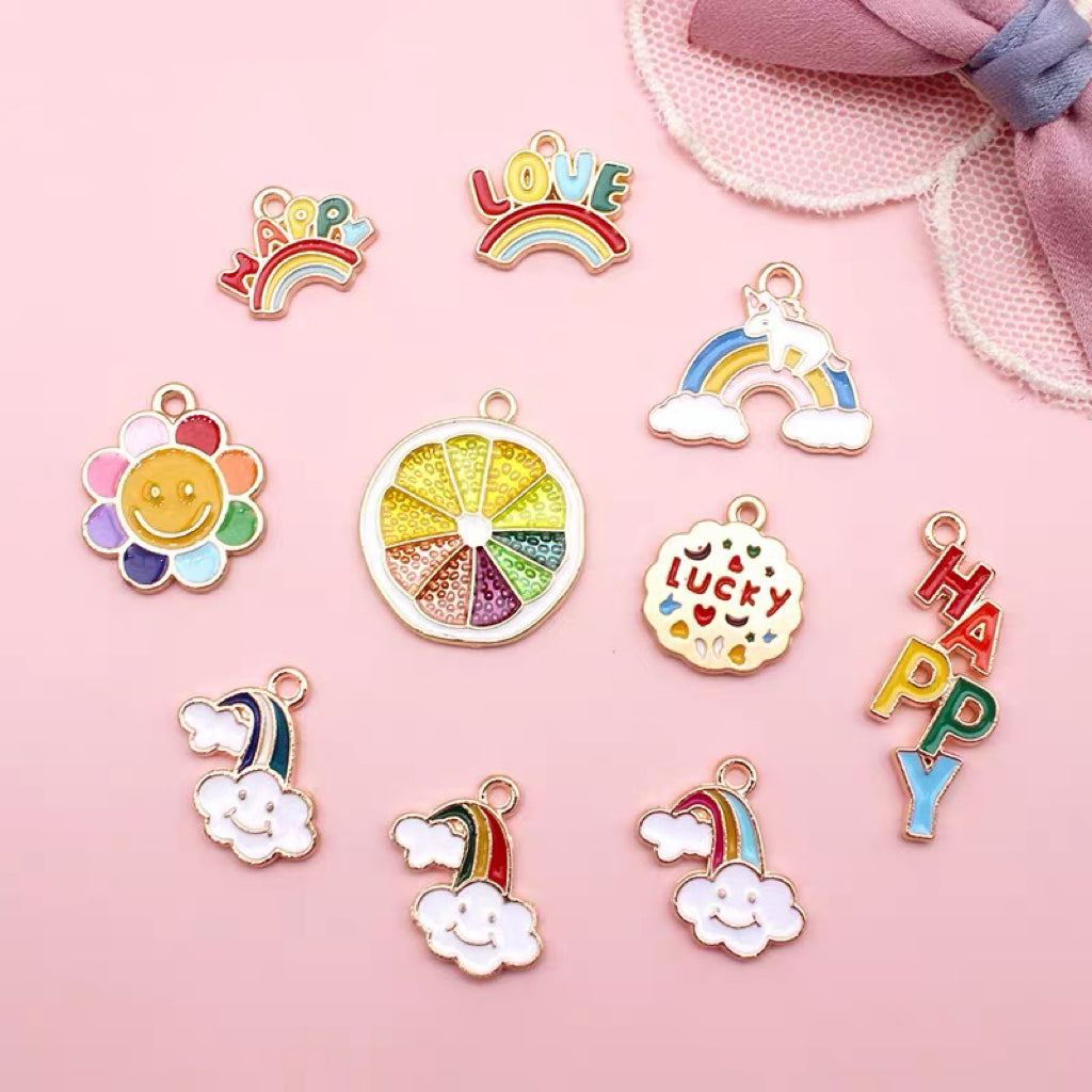 Open at HOME -- Cute Charms Lucky Bags -- for Bracelet DIY