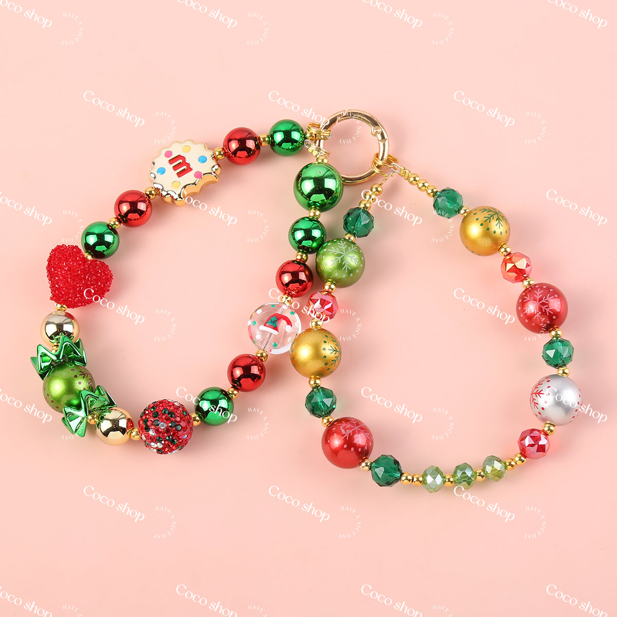 Christmas Limited Edition Keychain Set - Festive Design with Exclusive Holiday Theme for Gifting