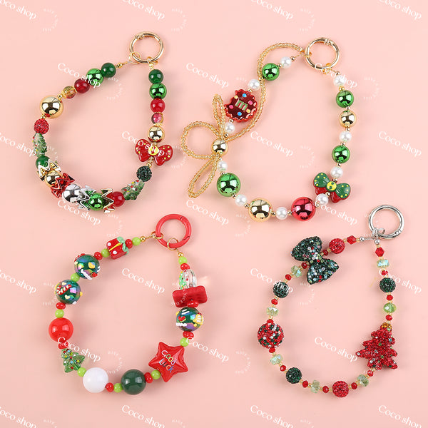 Christmas Limited Edition Keychain Set - Festive Design with Exclusive Holiday Theme for Gifting